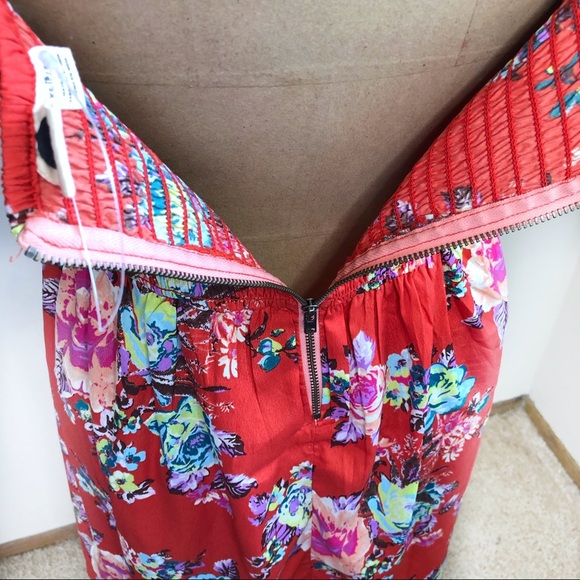 4/$25 ⭐️ Roxy Coral Floral Strap Summer Dress - Picture 6 of 7